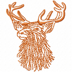 Gazelle Embroidery Design 11